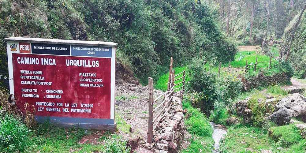 Camino Inca de Chinchero a Urquillos